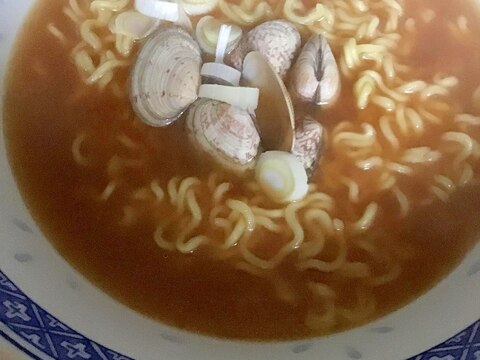 あさりの味噌ラーメン。